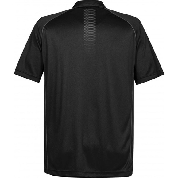 Stormtech Men's Black/Graphite Matrix Polo - Picture 3 of 12